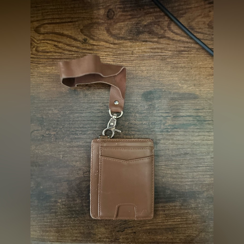 Andar - Denner Brown Leather Wristlet Wallet